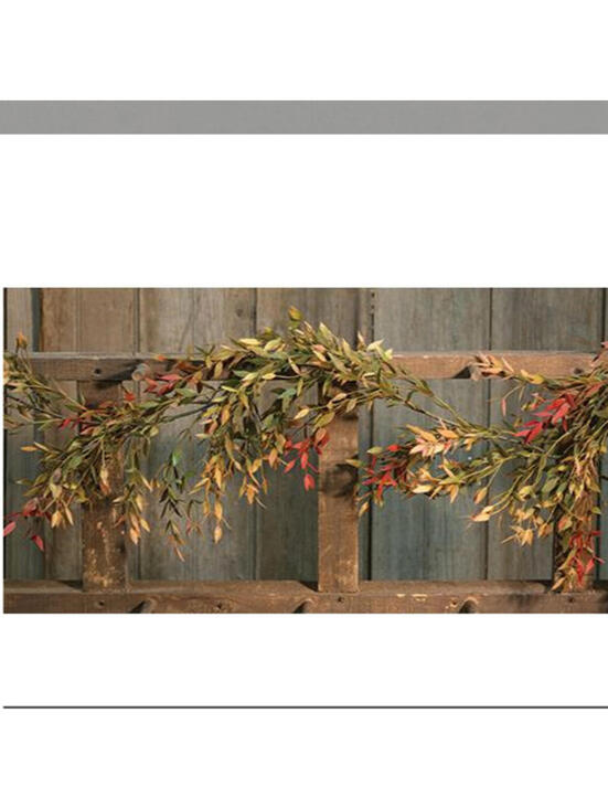 Other - Velvet Ash Garland, 6 ft, Fall colored garland